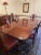 1980s Henredon Georgian Style Mahogany Double Pedestal Dining Table and Chairs - Set of 11 For Sale In Chicago - Image 6 of 7