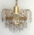 Brass and Lead Crystal Chandelier by Joska Bodenmais, 1970s For Sale - Image 9 of 17