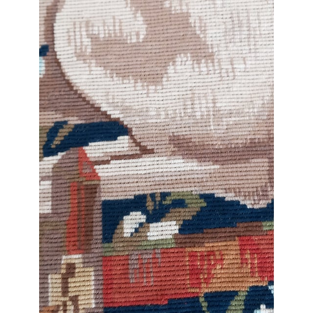 Textile 1980s Handcrafted Artisan Tapestry – “The Unicorn in Captivity” For Sale - Image 7 of 18