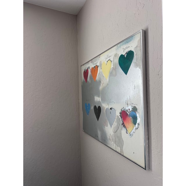 1970s Eight Hearts by Jim Dine For Sale In San Francisco - Image 6 of 10