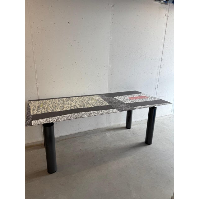 Postmodern Dining Table by Lojze Spacal for De Rosso, 1980s For Sale - Image 9 of 9