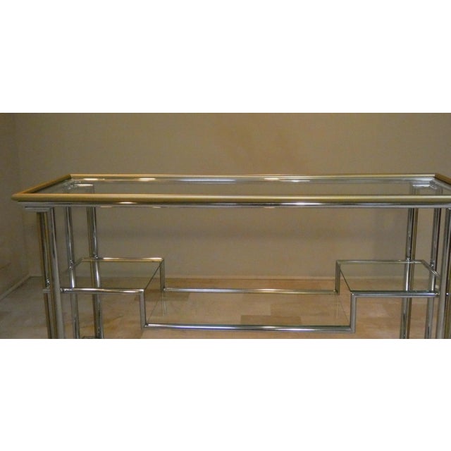 1970s Hollywood Regency Console Table, Italy, 1970s For Sale - Image 5 of 18