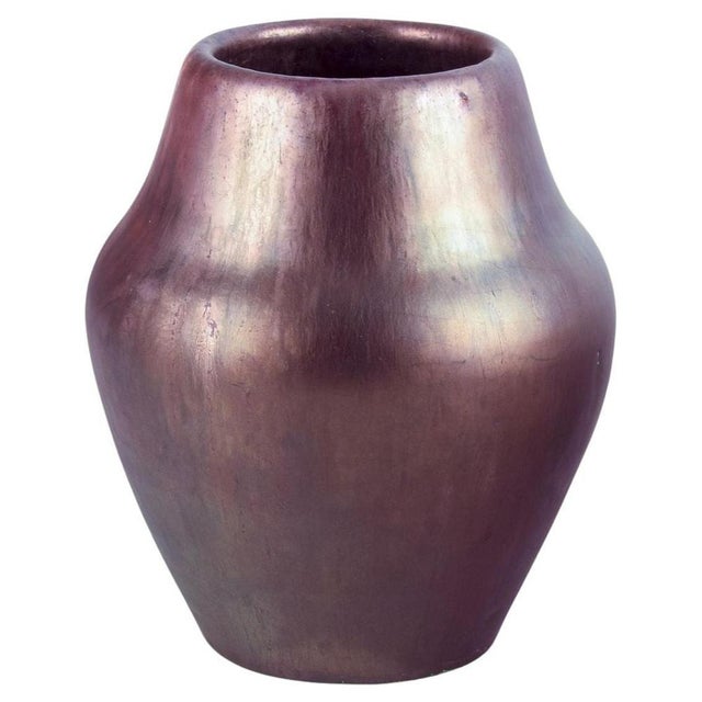 Danish Luster Glazed Ceramic Vase by Søren Kongstrand, 1920s For Sale - Image 8 of 8