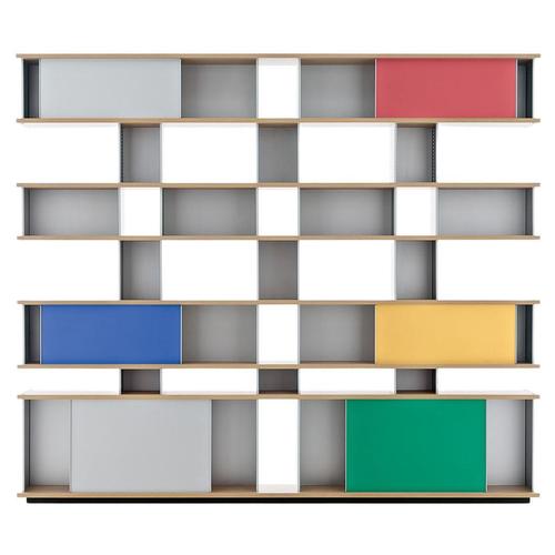 Wood and Aluminium Nuage Shelving Unit by Charlotte Perriand for Cassina For Sale - Image 11 of 11