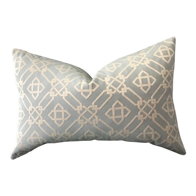 Scalamandre Old World Weavers Down and Feather Lumbar Pillow For Sale