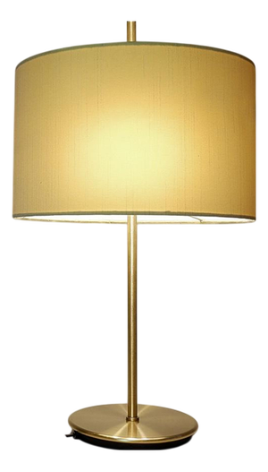 Table Lamp with Silk Lampshade from Staff Leuchten, 1960s