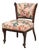Renaissance Revival Floral Upholstered Low Chair For Sale