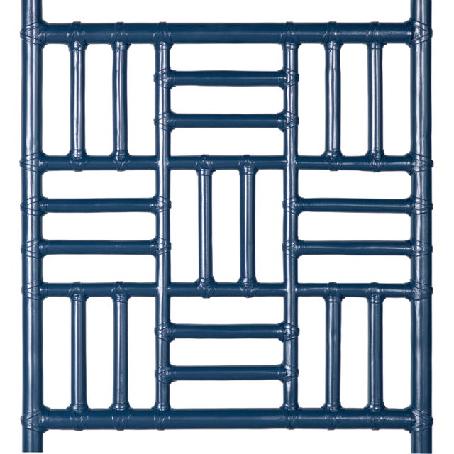 Finn Platform Bed Queen - Navy For Sale In West Palm - Image 6 of 12