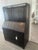 This secretary is a classic in it's dark brown Khaviar Finish and Antique Brass Hardware. Multiple drawers and door for...
