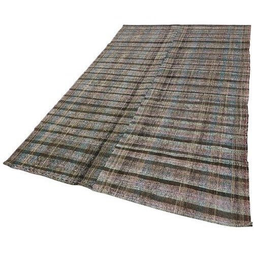 Vintage Turkish Flatweave Kilim Rug For Sale - Image 3 of 7