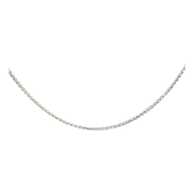 Ladies 14K White Gold 18" Specialty Chain For Sale