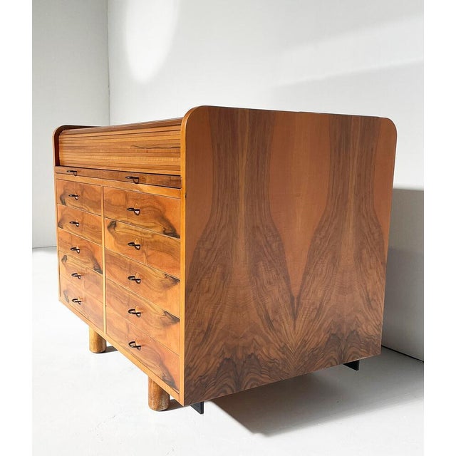 Mid-Century Modern Desk Table by Gianfranco Frattini for Bernini, Italy, 1960s This piece is attributed to the mentioned...