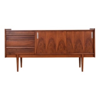 Mid-Century Polish Walnut Sideboard from Bytomskie Fabryki Mebli, 1960s For Sale