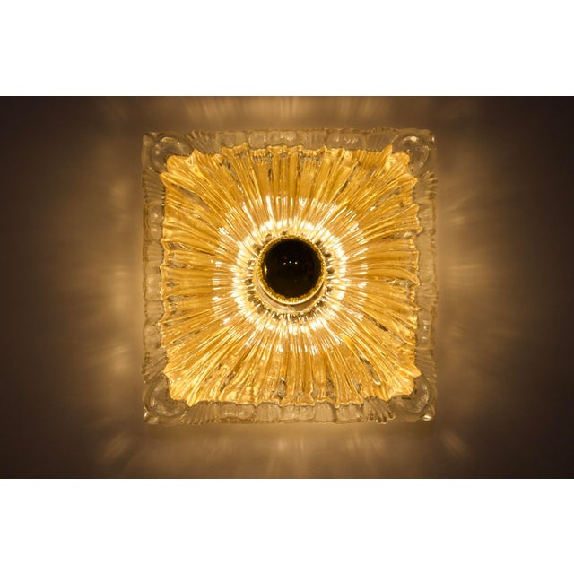 Shabby Chic Pressed Glass Wall Sconces, 1970s, Set of 2 For Sale - Image 4 of 12