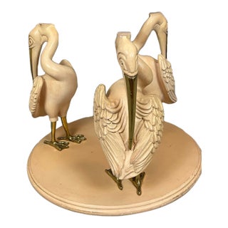 1960s Coastal Sea Bird Coffee Table For Sale