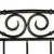 Late 20th Century Faux Bamboo Metal Oversized Wine Bar For Sale - Image 5 of 6