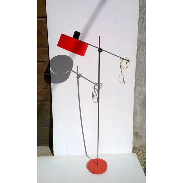 Red Floor Lamp from Stilux, 1960s For Sale - Image 6 of 6