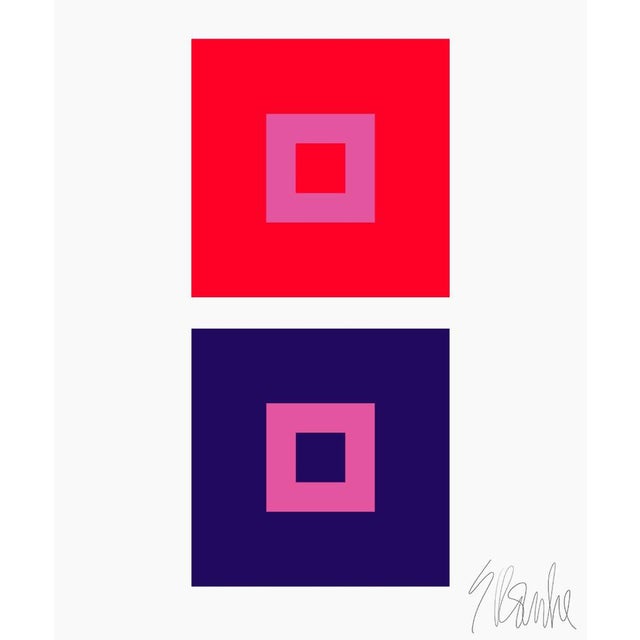 Dynamic Color Change No. 1 Fine Art Print 25" X 30" by Liz Roache For Sale