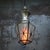 1920s French Art Deco Matte Glass and Black Nickel-Plated Pendant Lamp, 1920s For Sale - Image 5 of 9