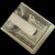Tiffany and Co. Late 20th Century Tiffany & Co Etched Money Clip Sterling Silver Estate For Sale - Image 4 of 5