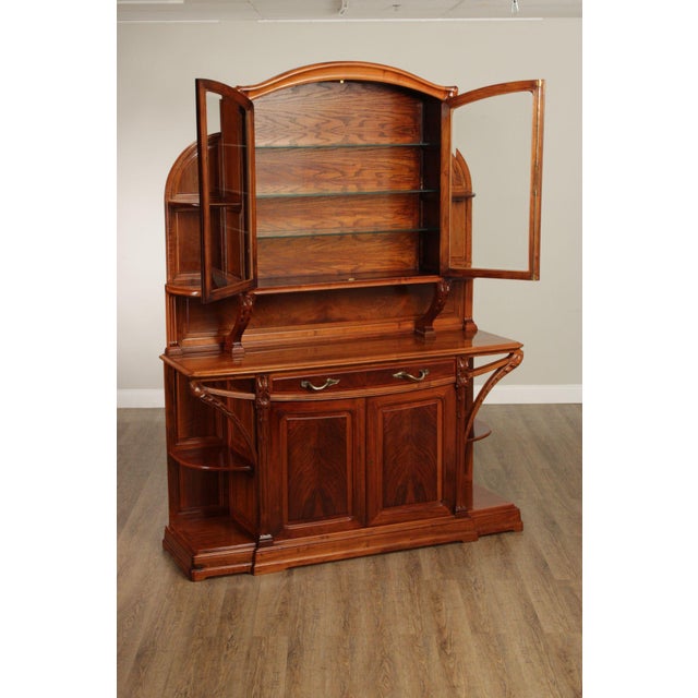 Louis Majorelle Art Nouveau Carved Mahogany 'Chicoree' Buffet For Sale - Image 4 of 12