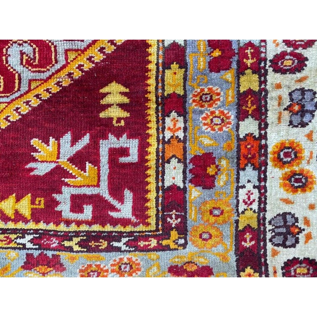 Vintage Turkish Rug, 1920s For Sale - Image 6 of 14