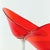 Mid-Century Red Acrylic Glass Swivel Eros Lounge Chair by Philippe Starck for Kartell, Italy, 1990s For Sale - Image 6 of 16