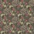 Morris & Co Morris Seaweed Wallpaper in Ebony/Poppy - a Sample For Sale