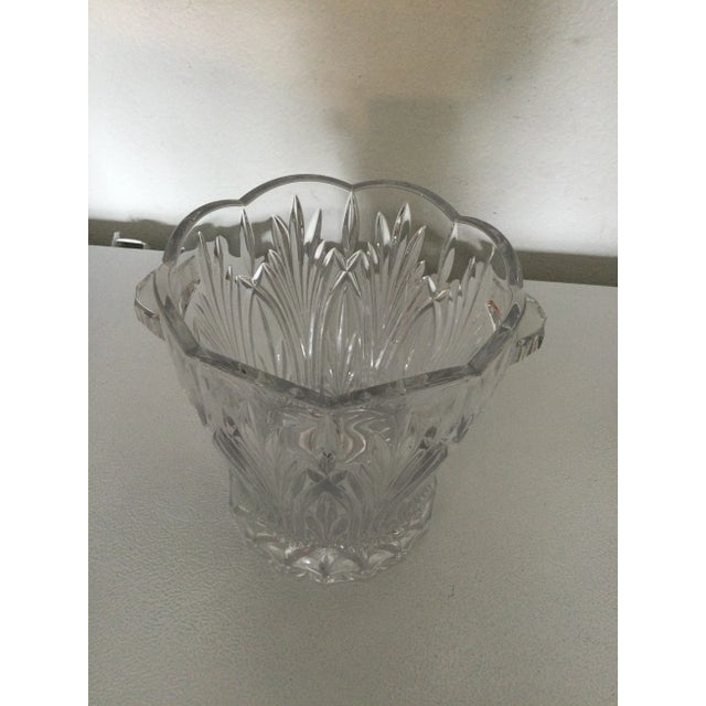 Vintage Cut Crystal Champagne or Wine Ice Bucket For Sale - Image 9 of 10