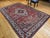 Persian Vintage Bakhtiari Rug, Handwoven Wool, Medallion Floral Pattern, Brick Red & Ivory, 7x11 For Sale - Image 3 of 15