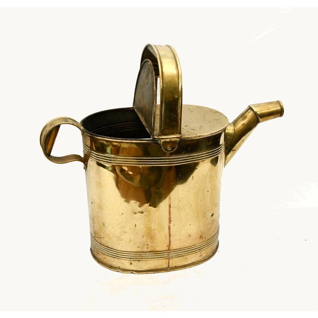 Antique Victorian Brass Watering Can, 1880s For Sale - Image 5 of 8