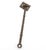 Mid 20th Century Vintage Bronze Hook & Eye Door Latch For Sale - Image 5 of 6