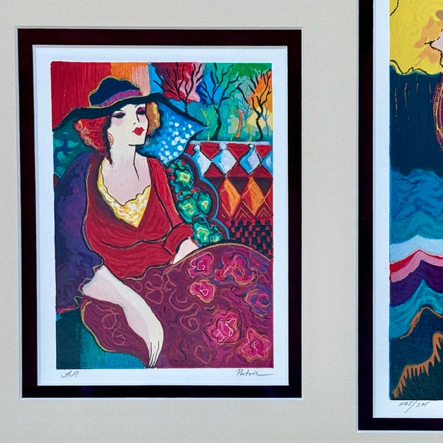 Late 20th Century Patricia Govezensky Original Serigraphs (Set of 5), Signed & Framed For Sale - Image 5 of 10