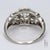 Antique Platinum Ring With Old European-Cut Center & Diamond Accents - Size 5.75 For Sale - Image 4 of 6