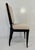 Vintage French Dining Chairs in Black Lacquer and Beige Velvet, 1980s, Set of 10 For Sale - Image 9 of 11