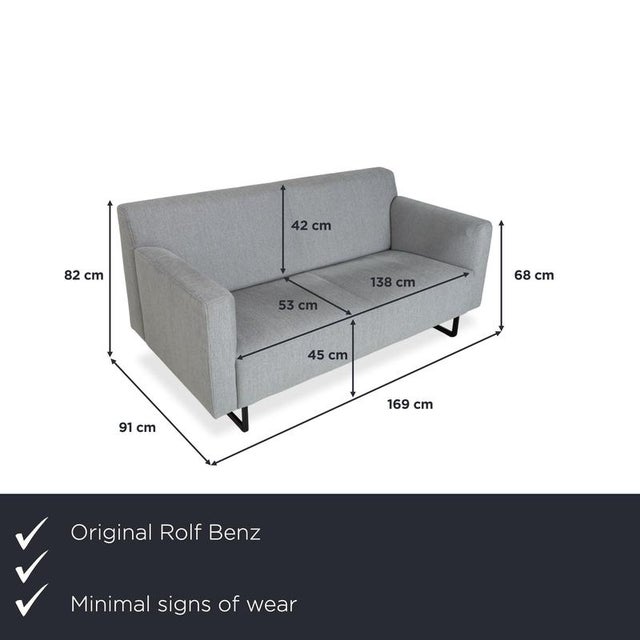 with this Rolf Benz 328, you bring a true piece of design culture into your living room, instantly captivating with its...