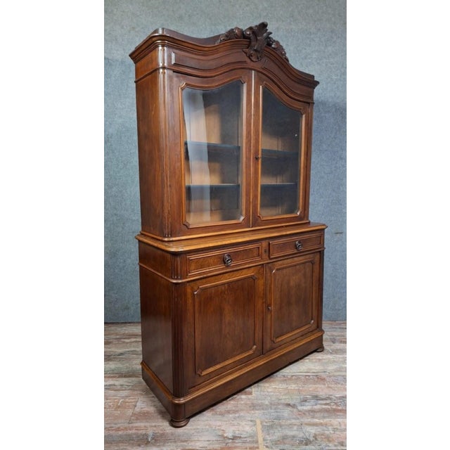 Napoleon III Two-Part Buffet in Wood For Sale - Image 3 of 9