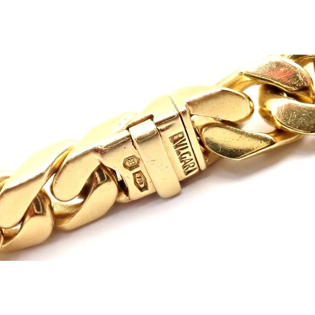 Antique Bulgari Coin Monete Diamond Yellow Gold Link Chain Necklace For Sale In Philadelphia - Image 6 of 12