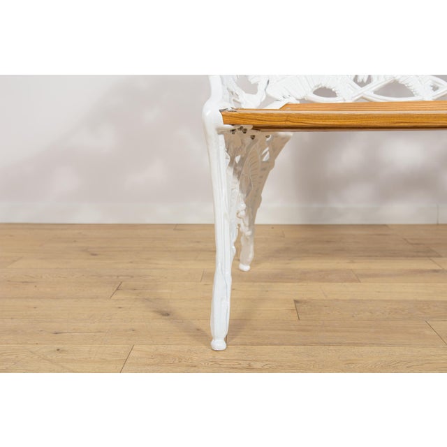 Victorian Coalbrookdale Garden Bench, United Kingdom, 1950s For Sale - Image 15 of 16