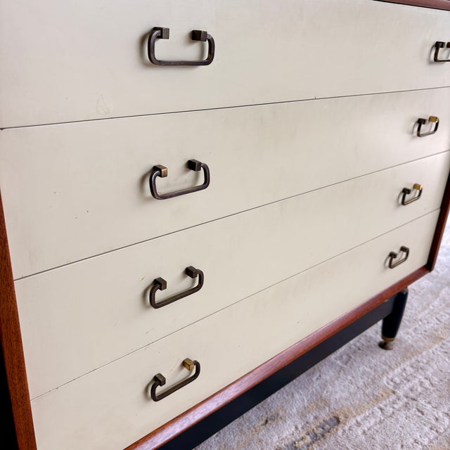 1960s G Plan Tola Mid Century Modern Tallboy & Dresser Set For Sale - Image 5 of 11