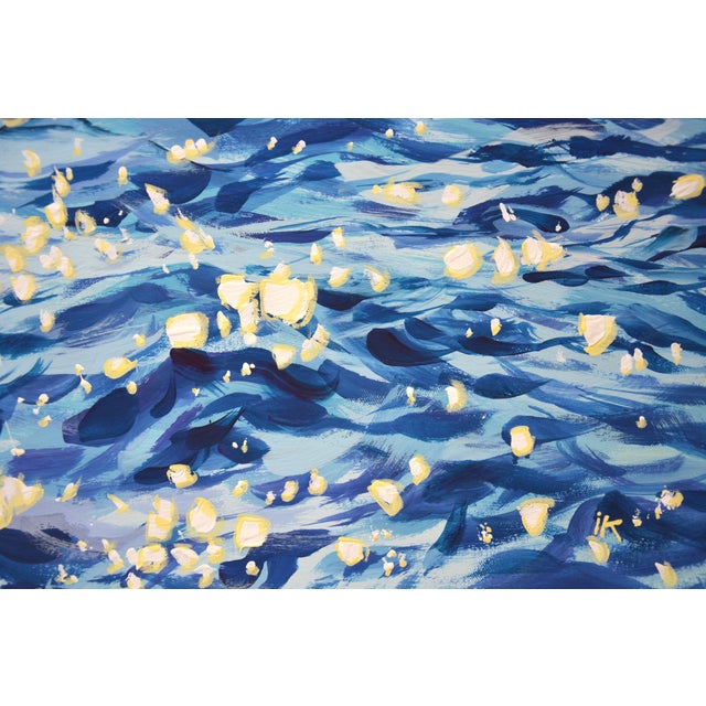 Light on the Water 10. Original Contemporary Painting by Iryna Kastsova For Sale - Image 6 of 9