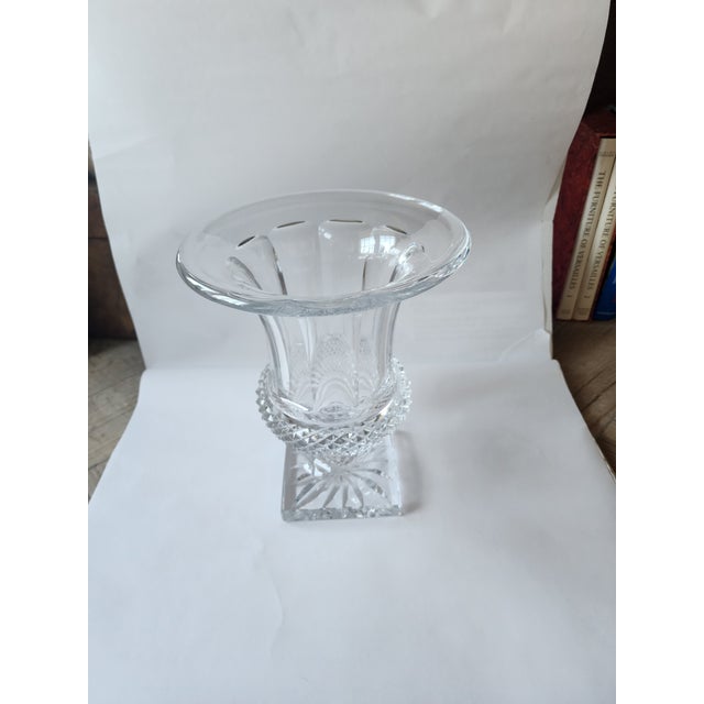 1980s Vintage Saint-Louis Crystal Urn For Sale - Image 5 of 10