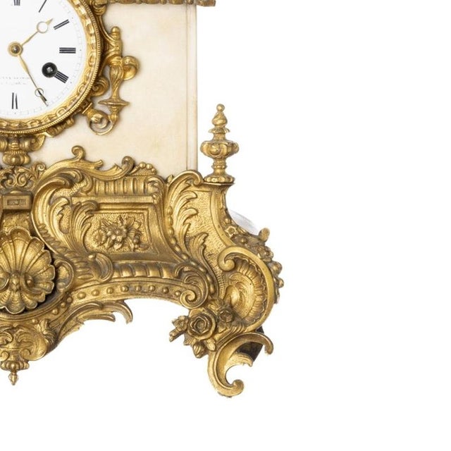 Antique Table Clock, 1800s For Sale - Image 5 of 6