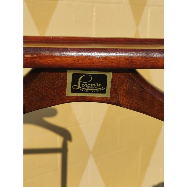 Mid-Century Modern Vintage Loroman Mid 20th Century Mid Century Modern Men's Clothing Valet For Sale - Image 3 of 7