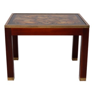 World Map Coffee Table from Maison Jansen, France, 1970s For Sale