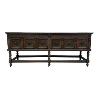 Jacobean Style Server Early 20th Century For Sale