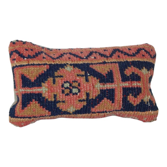 Turkish Oushak Carpet Pillow Cover 8" X 16" For Sale