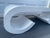 1970s Postmodern 1970s White Laminate Waterfall Scroll Coffee Table After Karl Springer For Sale - Image 5 of 9