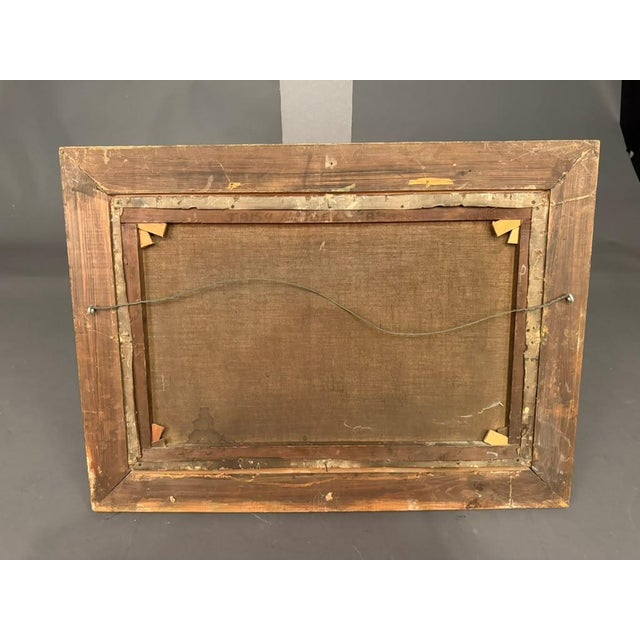 19th Century English Oil on Canvas Landscape, Signed N. Boel, Dated 1890 For Sale - Image 9 of 14