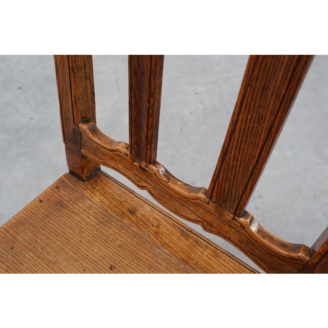 Antique French Carved Oak Side Chair, 1700s For Sale - Image 14 of 16